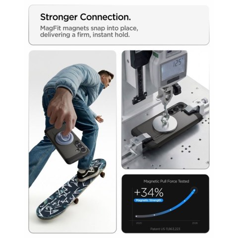 Etui pokrowiec na Samsung Galaxy S26+ Tough Armor Mag MagSafe - szary