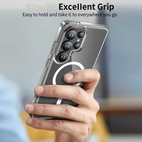 Etui pokrowiec na Samsung Galaxy S26 Ultra FlexAir Hybrid MagSafe - przezroczysty