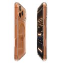 Etui pokrowiec na iPhone 17 Pro Max Ultra Hybrid MagSafe - przezroczysto pomarańczowe