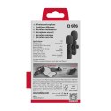 Mikrofony krawatowe bezprzewodowe z odbiornikiem USB-C czarne - 2szt.