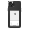 Etui pokrowiec na iPhone 15 Plus Crystal Slot - przezroczysty