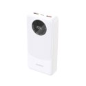Powerbank K12Pro 20000mAh USB-A USB-C PD 22.5W - biały
