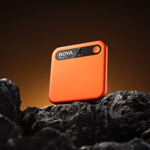 Rejestrator głosu z transkrypcją AI 64GB 610mAh - pomarańczowy