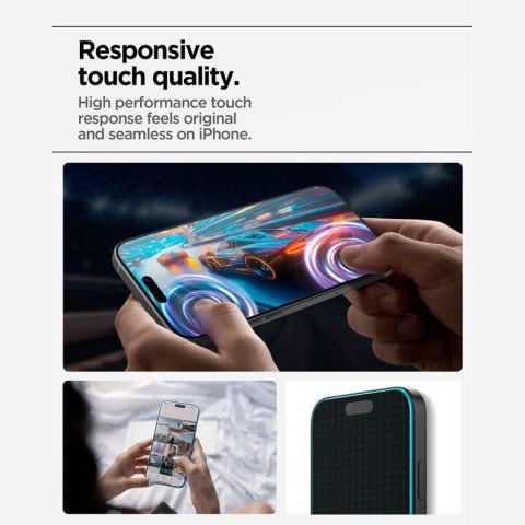 Szkło hartowane na iPhone 17 Pro z aplikatorem - 3 szt.