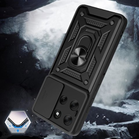 Etui pokrowiec na Motorola Moto G86 5G CamShield Pro - czarny