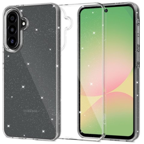 Etui pokrowiec na Samsung Galaxy A56 5G FlexAir - przezroczysto brokatowe