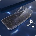 Etui pokrowiec na Samsung Galaxy A56 5G FlexAir - przezroczysto brokatowe