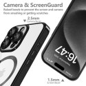 Etui pokrowiec na Samsung Galaxy A56 5G MagFlex MagSafe - przezroczysto różowy
