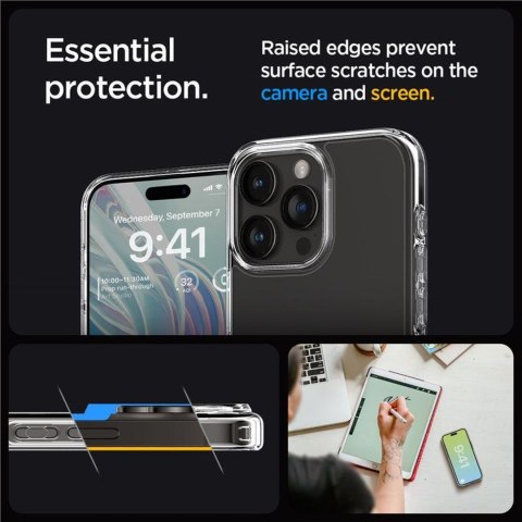 Etui pokrowiec na iPhone 15 Pro Max Crystal Hybrid - przezroczysty