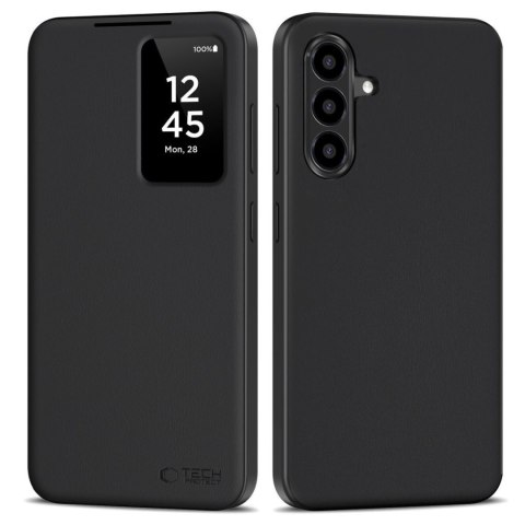 Etui pokrowiec z klapką na Samsung Galaxy A56 5G Smart Wallet - czarny mat