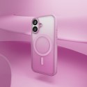 Etui silikonowe do iPhone 16 Gradient MagSafe - różowe