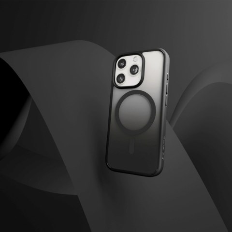 Etui silikonowe do iPhone 16 Pro Gradient MagSafe - czarne