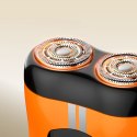 Golarka maszynka do golenia elektryczna 400mAh IPX7 - pomarańczowa