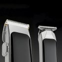 Maszynka do strzyżenia z trymerem 7 nasadek LED USB-C - zestaw