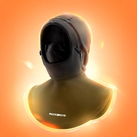 Kominiarka outdoor wiatroszczelna wodoszczelna polar - czarna