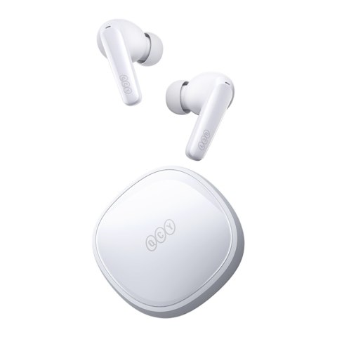 Słuchawki bezprzewodowe dokanałowe T13X ENC IPX5 Bluetooth - białe