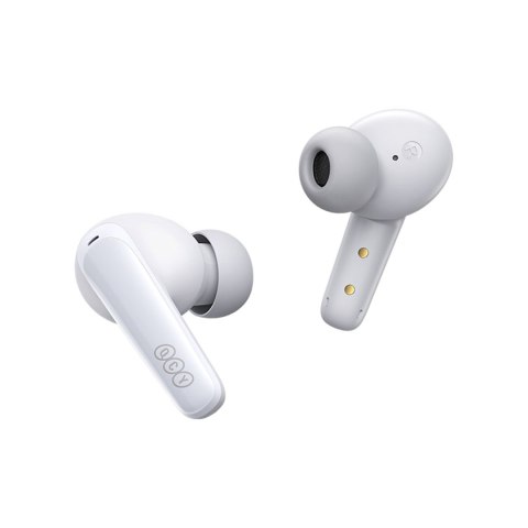 Słuchawki bezprzewodowe dokanałowe T13X ENC IPX5 Bluetooth - białe
