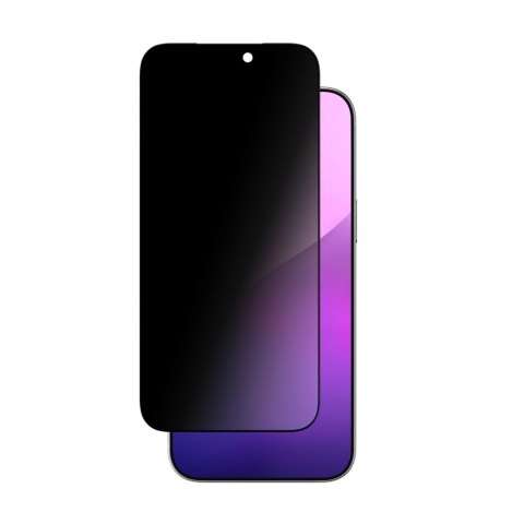 Szkło hartowane prywatyzujące na iPhone 17 Pro Titan Vision 7