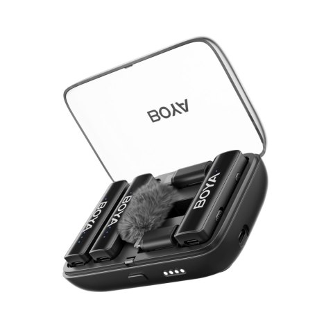 Zestaw mikrofonów bezprzewodowych z etui 1000mAh 2.4GHZ USB-C