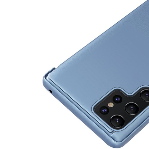 Etui pokrowiec do Samsung S24 Ultra z klapką Clear View Case - niebieski