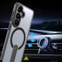 Etui pokrowiec na Samsung Galaxy A36 / A37 z podstawką Hybrid Armor X MagSafe - czarny