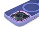 Etui pokrowiec na iPhone 16 Pro Magnetic Collection MagSafe - fioletowy