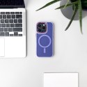 Etui pokrowiec na iPhone 16 Pro Magnetic Collection MagSafe - fioletowy