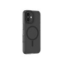 Etui silikonowe z pierścieniem magnetycznym do iPhone 16 Titan Pro Mag Case - czarne