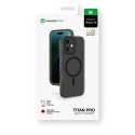 Etui silikonowe z pierścieniem magnetycznym do iPhone 16 Titan Pro Mag Case - czarne