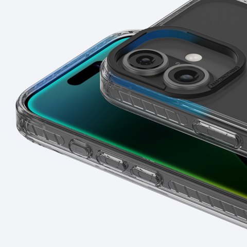 Etui silikonowe z pierścieniem magnetycznym do iPhone 16 Titan Pro Mag Case - czarne
