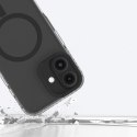Etui silikonowe z pierścieniem magnetycznym do iPhone 16 Titan Pro Mag Case - czarne