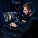 Podstawka chłodząca gamingowa pod laptop z podstawką na telefon - czarna