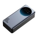 Powerbank 30000mAh USB-A USB-C z wyświetlaczem 65W - czarny