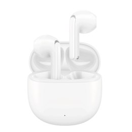 Słuchawki bezprzewodowe douszne Bluetooth TWS - białe