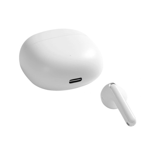 Słuchawki bezprzewodowe douszne Bluetooth TWS - białe