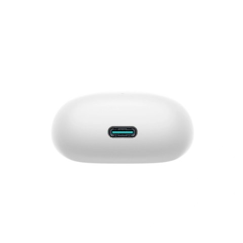 Słuchawki bezprzewodowe douszne z funkcjami AI Bluetooth TWS - białe