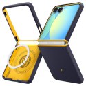 Etui case na Samsung Galaxy Z Flip 7 Nano Pop Mag MagSafe - granatowo-żółte