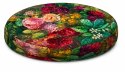 Poduszka na krzesło E-Ring Bukiet 37 cm - wygodna, okrągła, 3 cm, zdejmowany pokrowiec