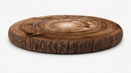 Poduszka na krzesło E-Ring Kempas 37 cm - wygodna, okrągła, 3 cm, zdejmowany pokrowiec