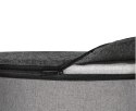 Pufa dekoracyjna, Bertoni, nadruk London - okrągła pufa do salonu, przedpokoju, walec 40cm, elegancka, zamek błyskawiczny, możli