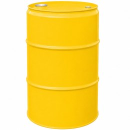 Beczka stalowa metalowa TH 60L korki 2 i 3/4 - ZÓŁTA