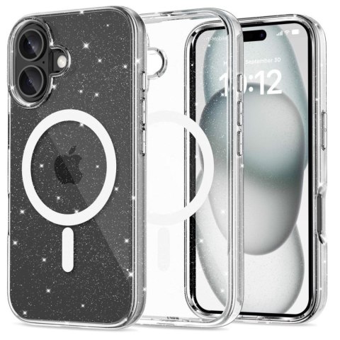 Etui pokrowiec na iPhone 16 FlexAir Hybrid MagSafe - przezroczysty