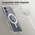 Etui pokrowiec na iPhone 16 FlexAir Hybrid MagSafe - przezroczysty