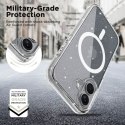 Etui pokrowiec na iPhone 16 FlexAir Hybrid MagSafe - przezroczysty