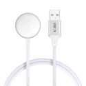 Ładowarka indukcyjna do zegarka Apple Watch USB-A 3W 1m - biała