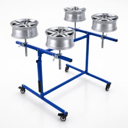 Mobilny stojak lakierniczy do felg BITUXX 4 felgi max 100kg