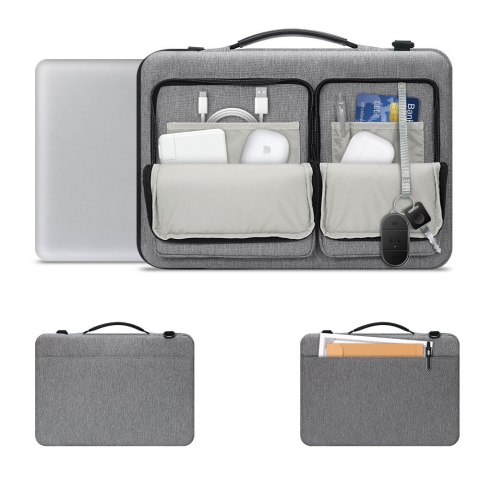 Torba etui pokrowiec Defender Bag na laptopa 15-16'' - szara