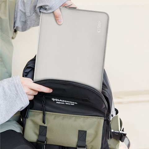 Torba pokrowiec Neoslim na laptopa 15-16'' + etui na akcesoria - szary