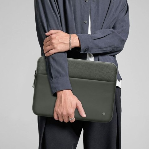 Torba pokrowiec etui Sleeve na laptopa 15-16'' - zielona