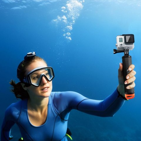 Uchwyt bojka wypornościowa do kamery sportowej GoPro / DJI - czarny